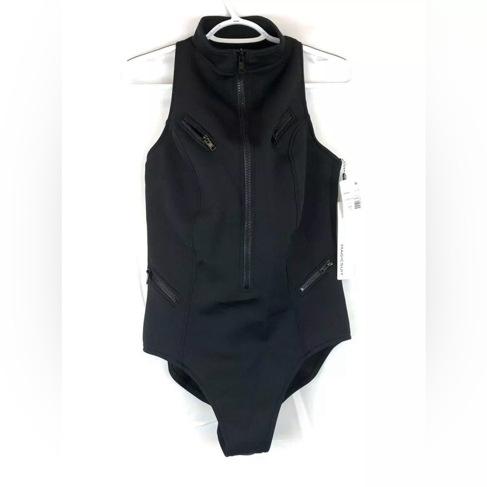 Magicsuit Women’s Black One Piece Padded Swimsuit, Size 16W